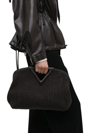 Женская сумка medium point BOTTEGA VENETA темно-коричневого цвета по цене 336500 руб., арт. 658720/V0TB1 | Фото 2 Женская сумка medium point BOTTEGA VENETA темно-коричневого цвета, арт. 658720/V0TB1 | Фото 2