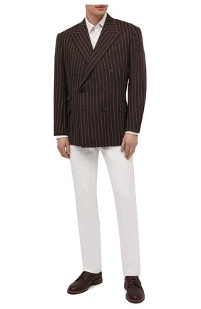 Мужская хлопковая рубашка ERMENEGILDO ZEGNA белого цвета по цене 34500 руб., арт. UW375/854 | Фото 2 Мужская хлопковая рубашка ERMENEGILDO ZEGNA белого цвета, арт. UW375/854 | Фото 2