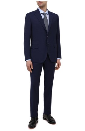 Мужской шерстяной костюм BRIONI синего цвета по цене 332000 руб., арт. RA0B0U/P0A15/PRE C0UTURE | Фото 1 Мужской шерстяной костюм BRIONI синего цвета, арт. RA0B0U/P0A15/PRE C0UTURE | Фото 1