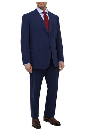 Мужской шерстяной костюм CANALI темно-синего цвета по цене 156500 руб., арт. 11280/10/AR02031/60-64 | Фото 1 Мужской шерстяной костюм CANALI темно-синего цвета, арт. 11280/10/AR02031/60-64 | Фото 1