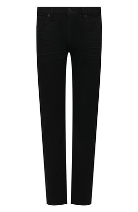 Мужские джинсы TOM FORD черного цвета, арт. BWJ50/TFD002 | Фото 1 (Длина (брюки, джинсы): Стандартные; Материал внешний: Хлопок, Деним; Стили: Кэжуэл; Силуэт М (брюки): Прямые; Кросс-КТ: Деним)