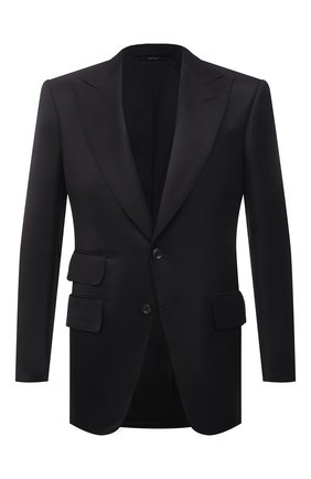 Мужской пиджак из вискозы TOM FORD черного цвета по цене 323000 руб., арт. 979R07/11ML40 | Фото 1 Мужской пиджак из вискозы TOM FORD черного цвета, арт. 979R07/11ML40 | Фото 1 (Длина (для топов): Стандартные; Рукава: Длинные; Материал подклада: Купро, Шелк; Материал внешний: Вискоза; Пиджаки М: Приталенный; Случай: Вечерний; 1-2-бортные: Однобортные; Стили: Классический; Региональные ограничения белый список (Axapta Mercury): RU)