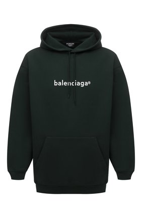 Мужской хлопковое худи BALENCIAGA зеленого цвета по цене 53550 руб., арт. 570811/TIV55 | Фото 1 Мужской хлопковое худи BALENCIAGA зеленого цвета, арт. 570811/TIV55 | Фото 1 (Рукава: Длинные; Материал внешний: Хлопок; Длина (для топов): Стандартные; Мужское Кросс-КТ: Худи-одежда; Стили: Гранж; Принт: С принтом)