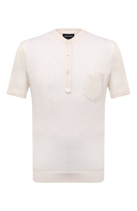 Мужская футболка из вискозы GIORGIO ARMANI белого цвета по цене 47900 руб., арт. 3KSF50/SJYBZ | Фото 1 Мужская футболка из вискозы GIORGIO ARMANI белого цвета, арт. 3KSF50/SJYBZ | Фото 1