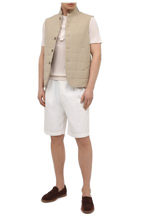 Мужская футболка из вискозы GIORGIO ARMANI белого цвета по цене 47900 руб., арт. 3KSF50/SJYBZ | Фото 2 Мужская футболка из вискозы GIORGIO ARMANI белого цвета, арт. 3KSF50/SJYBZ | Фото 2