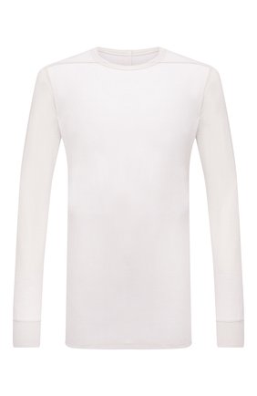 Мужская лонгслив из вискозы и шелка RICK OWENS светло-серого цвета по цене 33400 руб., арт. RU21S6266/JS | Фото 1 Мужская лонгслив из вискозы и шелка RICK OWENS светло-серого цвета, арт. RU21S6266/JS | Фото 1