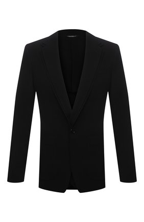 Мужской шерстяной пиджак DOLCE & GABBANA черного цвета по цене 205500 руб., арт. G2PK8T/FU2MM | Фото 1 Мужской шерстяной пиджак DOLCE & GABBANA черного цвета, арт. G2PK8T/FU2MM | Фото 1