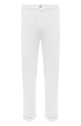 Мужские брюки KITON белого цвета, арт. UFPLACJ06T91 | Фото 1 (Материал внешний: Лиоцелл, Хлопок, Растительное волокно; Длина (брюки, джинсы): Стандартные; Случай: Повседневный; Стили: Кэжуэл; Региональные ограничения белый список (Axapta Mercury): RU)