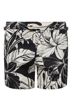 Мужские плавки-шорты TOM FORD черно-белого цвета по цене 56350 руб., арт. BW652/TFB450 | Фото 1 Мужские плавки-шорты TOM FORD черно-белого цвета, арт. BW652/TFB450 | Фото 1