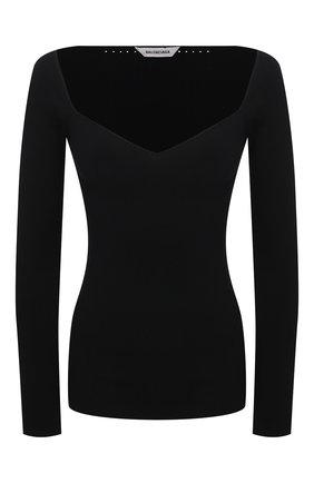 Женский пуловер BALENCIAGA черного цвета по цене 82550 руб., арт. 657548/T5159 | Фото 1 Женский пуловер BALENCIAGA черного цвета, арт. 657548/T5159 | Фото 1