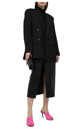 Женские кожаные мюли bluckle BALENCIAGA розового цвета по цене 556000 тенге, арт. 643144/WA8FE | Фото 2 Женские кожаные мюли bluckle BALENCIAGA розового цвета, арт. 643144/WA8FE | Фото 2 (Подошва: Плоская; Каблук высота: Высокий; Материал внутренний: Натуральная кожа; Каблук тип: Шпилька; Материал внешний: Кожа)