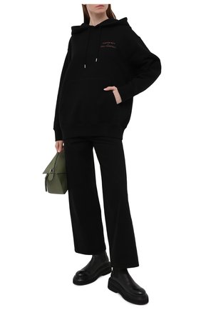 Женский хлопковое худи STELLA MCCARTNEY черного цвета по цене 61550 руб., арт. 601846/SMP96 | Фото 2 Женский хлопковое худи STELLA MCCARTNEY черного цвета, арт. 601846/SMP96 | Фото 2