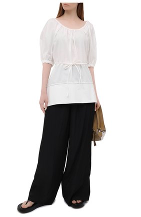 Женская хлопковая блузка PROENZA SCHOULER WHITE LABEL белого цвета по цене 32450 руб., арт. WL2124233-SC054S | Фото 2 Женская хлопковая блузка PROENZA SCHOULER WHITE LABEL белого цвета, арт. WL2124233-SC054S | Фото 2