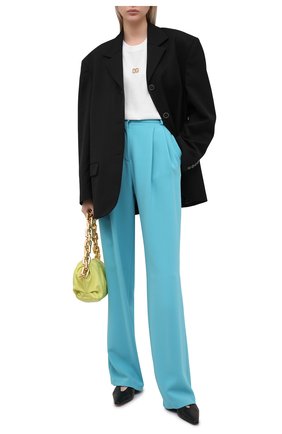 Женская хлопковая футболка DOLCE & GABBANA белого цвета по цене 36400 руб., арт. F8M69Z/FU7EQ | Фото 2 Женская хлопковая футболка DOLCE & GABBANA белого цвета, арт. F8M69Z/FU7EQ | Фото 2