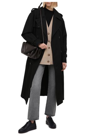 Женские кеды из кожи аллигатора LORO PIANA черного цвета по цене 530500 руб., арт. FAL7864/AMIS | Фото 2 Женские кеды из кожи аллигатора LORO PIANA черного цвета, арт. FAL7864/AMIS | Фото 2 (Подошва: Платформа; Материал внутренний: Натуральная кожа; Материал внешний: Экзотическая кожа)