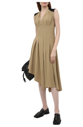 Женские кожаные лоферы nikky JIL SANDER черного цвета по цене 63150 руб., арт. JS36103A-13200 | Фото 2 Женские кожаные лоферы nikky JIL SANDER черного цвета, арт. JS36103A-13200 | Фото 2
