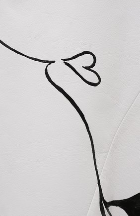 Женская кожаная юбка MARNI белого цвета, арт. G0MXT13U06/USCR30 | Фото 5 (Региональные ограничения белый список (Axapta Mercury): RU; Женское Кросс-КТ: Юбка-одежда; Длина Ж (юбки, платья, шорты): Миди; Материал внешний: Натуральная кожа; Материал подклада: Вискоза; Стили: Романтичный)