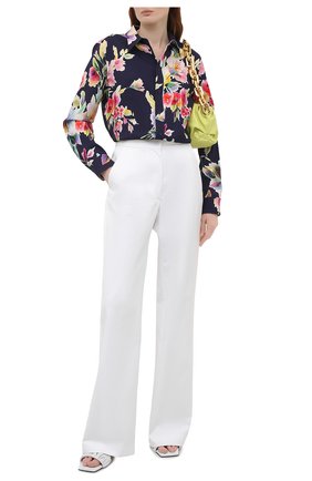 Женская рубашка из вискозы и шелка RALPH LAUREN разноцветного цвета, арт. 290840859 | Фото 2 (Рукава: Длинные; Материал внешний: Вискоза; Длина (для топов): Стандартные; Стили: Романтичный; Женское Кросс-КТ: Рубашка-одежда; Принт: С принтом; Региональные ограничения белый список (Axapta Mercury): RU)