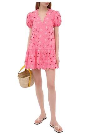 Женское платье REDVALENTINO светло-розового цвета по цене 72850 руб., арт. VR0VA17Y/5TB | Фото 2 Женское платье REDVALENTINO светло-розового цвета, арт. VR0VA17Y/5TB | Фото 2