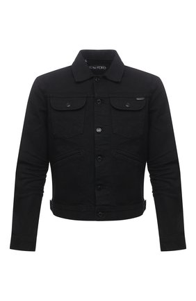 Мужская джинсовая куртка TOM FORD черного цвета по цене 106500 руб., арт. BWJ50/TFD116 | Фото 1 Мужская джинсовая куртка TOM FORD черного цвета, арт. BWJ50/TFD116 | Фото 1