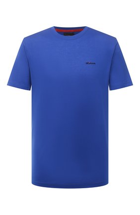 Мужская хлопковая футболка KITON синего цвета по цене 61850 руб., арт. UK1274 | Фото 1 Мужская хлопковая футболка KITON синего цвета, арт. UK1274 | Фото 1 (Длина (для топов): Стандартные; Материал внешний: Хлопок; Принт: Без принта; Стили: Кэжуэл; Рукава: Короткие)