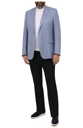 Мужской пиджак из шерсти и шелка CANALI голубого цвета по цене 142500 руб., арт. 21280/CU00383/60-64 | Фото 2 Мужской пиджак из шерсти и шелка CANALI голубого цвета, арт. 21280/CU00383/60-64 | Фото 2