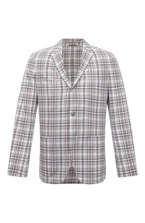 Мужской хлопковый пиджак ERMENEGILDO ZEGNA коричневого цвета по цене 173500 руб., арт. UWC41/CIF | Фото 1 Мужской хлопковый пиджак ERMENEGILDO ZEGNA коричневого цвета, арт. UWC41/CIF | Фото 1