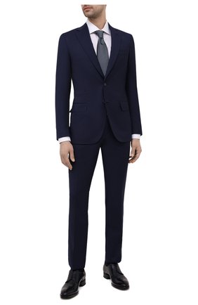 Мужской шерстяной костюм BRIONI синего цвета по цене 299500 руб., арт. RA0B00/P0A31/PRE C0UTURE | Фото 1 Мужской шерстяной костюм BRIONI синего цвета, арт. RA0B00/P0A31/PRE C0UTURE | Фото 1