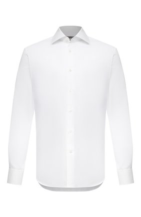 Мужская хлопковая сорочка CORNELIANI белого цвета по цене 21850 руб., арт. 87P100-1111264/00 | Фото 1 Мужская хлопковая сорочка CORNELIANI белого цвета, арт. 87P100-1111264/00 | Фото 1