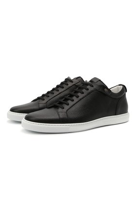 Мужские кожаные кеды CORNELIANI черного цвета по цене 37450 руб., арт. 87TM59-1120925 | Фото 1 Мужские кожаные кеды CORNELIANI черного цвета, арт. 87TM59-1120925 | Фото 1