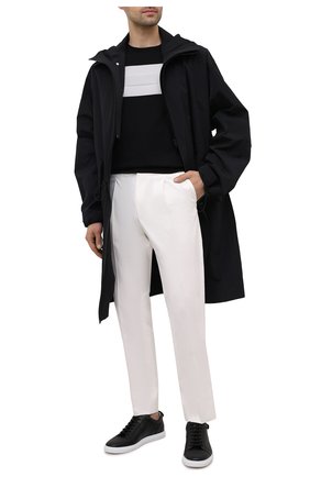 Мужские кожаные кеды CORNELIANI черного цвета по цене 37450 руб., арт. 87TM59-1120925 | Фото 2 Мужские кожаные кеды CORNELIANI черного цвета, арт. 87TM59-1120925 | Фото 2