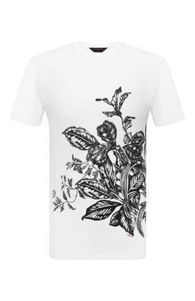 Мужская хлопковая футболка ZEGNA COUTURE белого цвета по цене 32650 руб., арт. CWCJ13/9WJ11 | Фото 1 Мужская хлопковая футболка ZEGNA COUTURE белого цвета, арт. CWCJ13/9WJ11 | Фото 1