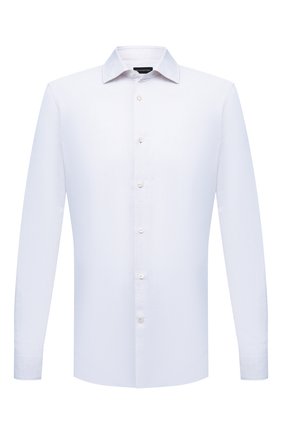 Мужская рубашка из хлопка и льна ERMENEGILDO ZEGNA светло-голубого цвета по цене 38350 руб., арт. 901455/9MS0M2 | Фото 1 Мужская рубашка из хлопка и льна ERMENEGILDO ZEGNA светло-голубого цвета, арт. 901455/9MS0M2 | Фото 1 (Материал внешний: Хлопок, Лен; Длина (для топов): Стандартные; Рукава: Длинные; Случай: Повседневный; Стили: Классический; Принт: Однотонные; Манжеты: На пуговицах; Рубашки М: Slim Fit; Воротник: Акула)
