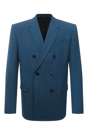 Мужской шерстяной пиджак BERLUTI бирюзового цвета по цене 248000 руб., арт. R19GCL93-004 | Фото 1 Мужской шерстяной пиджак BERLUTI бирюзового цвета, арт. R19GCL93-004 | Фото 1