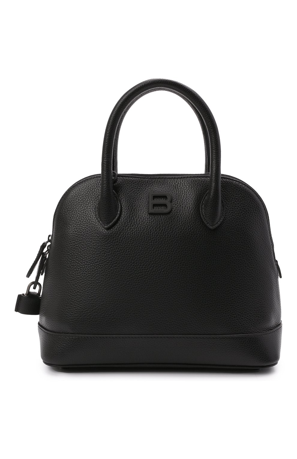 Женская сумка ville s BALENCIAGA черного цвета, арт. 645009/1Y517 | Фото 1 (Сумки-технические: Сумки через плечо, Сумки top-handle; Размер: medium; Материал: Натуральная кожа; Ремень/цепочка: На ремешке)