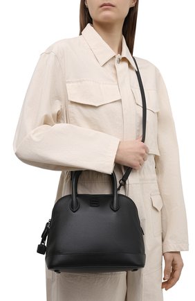 Женская сумка ville s BALENCIAGA черного цвета по цене 0 руб., арт. 645009/1Y517 | Фото 2 Женская сумка ville s BALENCIAGA черного цвета, арт. 645009/1Y517 | Фото 2 (Сумки-технические: Сумки через плечо, Сумки top-handle; Размер: medium; Материал: Натуральная кожа; Ремень/цепочка: На ремешке)