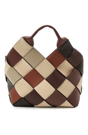 Женская сумка woven LOEWE коричневого цвета по цене 163500 руб., арт. A521T32X04 | Фото 1 Женская сумка woven LOEWE коричневого цвета, арт. A521T32X04 | Фото 1
