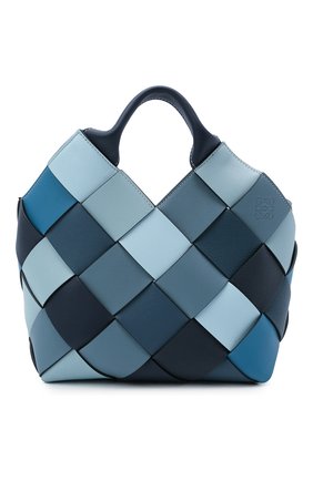 Женская сумка woven LOEWE синего цвета по цене 163500 руб., арт. A521T32X06 | Фото 1 Женская сумка woven LOEWE синего цвета, арт. A521T32X06 | Фото 1