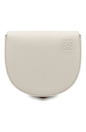 Женская сумка heel LOEWE белого цвета по цене 111000 руб., арт. A894A01X02 | Фото 1 Женская сумка heel LOEWE белого цвета, арт. A894A01X02 | Фото 1 (Материал: Натуральная кожа; Сумки-технические: Сумки через плечо; Ремень/цепочка: На ремешке; Размер: mini)