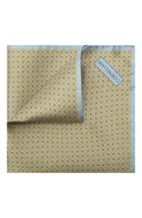 Мужской шелковый платок CORNELIANI желтого цвета по цене 8995 руб., арт. 87UF27-1120398/00 | Фото 1 Мужской шелковый платок CORNELIANI желтого цвета, арт. 87UF27-1120398/00 | Фото 1