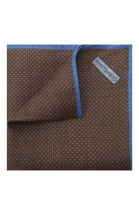 Мужской льняной платок CORNELIANI коричневого цвета по цене 7920 руб., арт. 87UF22-1120399/00 | Фото 1 Мужской льняной платок CORNELIANI коричневого цвета, арт. 87UF22-1120399/00 | Фото 1