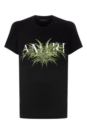 Мужская хлопковая футболка AMIRI черного цвета по цене 41500 руб., арт. MJGT009-001 | Фото 1 Мужская хлопковая футболка AMIRI черного цвета, арт. MJGT009-001 | Фото 1