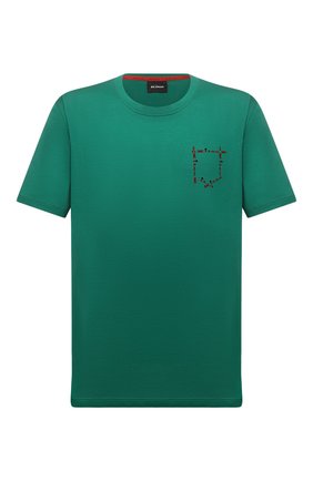 Мужская хлопковая футболка KITON зеленого цвета по цене 66000 руб., арт. UK1163L | Фото 1 Мужская хлопковая футболка KITON зеленого цвета, арт. UK1163L | Фото 1