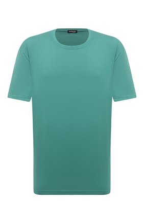 Мужская футболка из хлопка и кашемира KITON зеленого цвета по цене 79950 руб., арт. UMK0029/4XL-8XL | Фото 1 Мужская футболка из хлопка и кашемира KITON зеленого цвета, арт. UMK0029/4XL-8XL | Фото 1 (Рукава: Короткие; Материал внешний: Хлопок; Стили: Кэжуэл; Длина (для топов): Удлиненные; Принт: Без принта; Big sizes: Big Sizes; Региональные ограничения белый список (Axapta Mercury): RU)