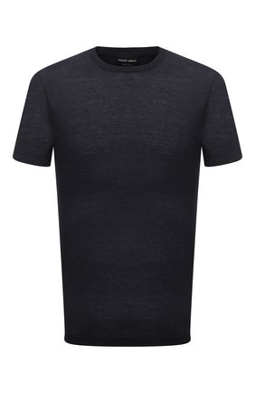 Мужская футболка из вискозы GIORGIO ARMANI темно-синего цвета по цене 31250 руб., арт. 3KSM58/SJYBZ | Фото 1 Мужская футболка из вискозы GIORGIO ARMANI темно-синего цвета, арт. 3KSM58/SJYBZ | Фото 1