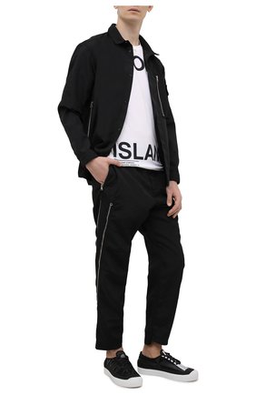 Мужская хлопковая футболка STONE ISLAND белого цвета по цене 18800 руб., арт. 74152NS84 | Фото 2 Мужская хлопковая футболка STONE ISLAND белого цвета, арт. 74152NS84 | Фото 2