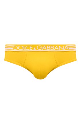 Мужские хлопковые брифы DOLCE & GABBANA желтого цвета по цене 4230 руб., арт. M3B24J/FUECH | Фото 1 Мужские хлопковые брифы DOLCE & GABBANA желтого цвета, арт. M3B24J/FUECH | Фото 1 (Материал внешний: Хлопок; Кросс-КТ: бельё; Мужское Кросс-КТ: Трусы)