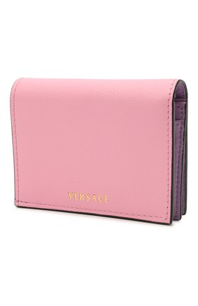 Женские кожаный кошелек la medusa VERSACE розового цвета по цене 41200 руб., арт. DPDI058/DVIT4T | Фото 2 Женские кожаный кошелек la medusa VERSACE розового цвета, арт. DPDI058/DVIT4T | Фото 2