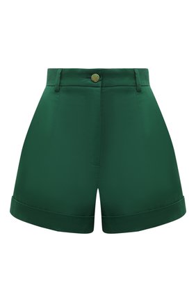Женские хлопковые шорты DOLCE & GABBANA зеленого цвета по цене 46800 руб., арт. FTBTQT/FUFJR | Фото 1 Женские хлопковые шорты DOLCE & GABBANA зеленого цвета, арт. FTBTQT/FUFJR | Фото 1