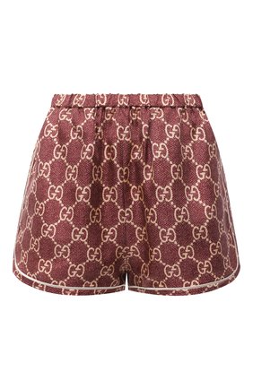 Женские шелковые шорты GUCCI светло-коричневого цвета по цене 88200 руб., арт. 644589/XJCL5 | Фото 1 Женские шелковые шорты GUCCI светло-коричневого цвета, арт. 644589/XJCL5 | Фото 1